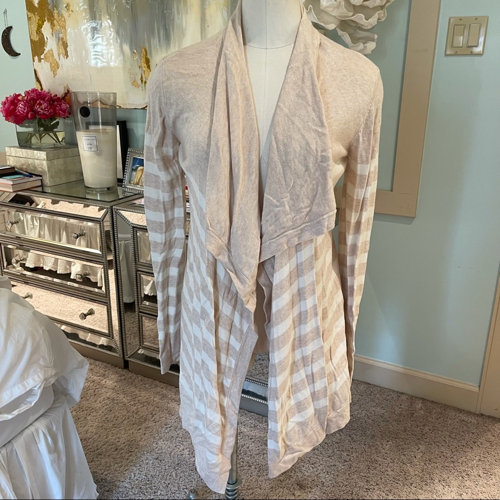 Sweet Romeo Striped Cardigan Sweater